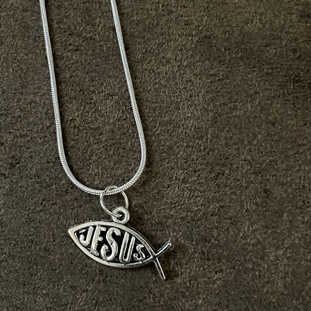 Jesus necklace